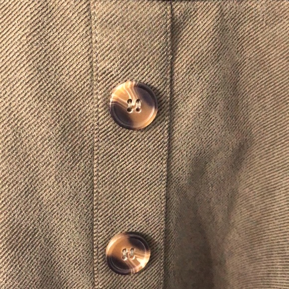 Green skirt and striped top size 4/5  in excellent condition - Picture 4 of 5